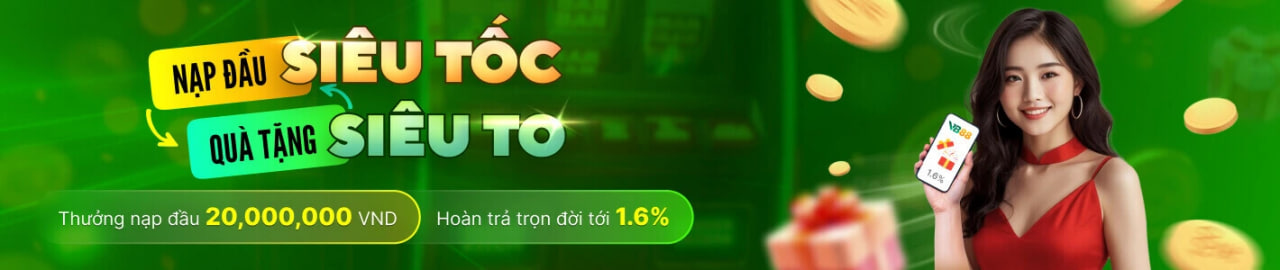 nạp tiền siêu tốc, quà tặng siêu to tại VB88